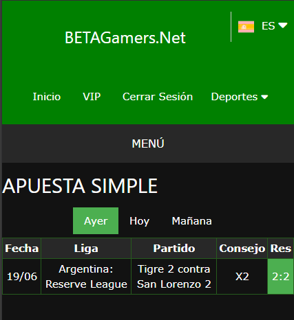 boletas de apuestas ganadoras